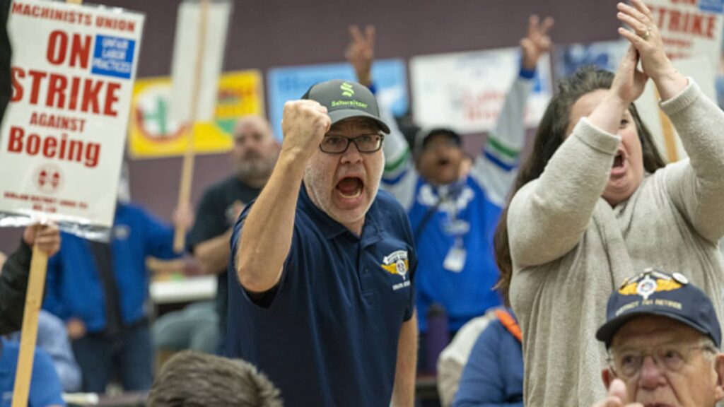 Boeing Factory Workers Strike For First Time Since 2008