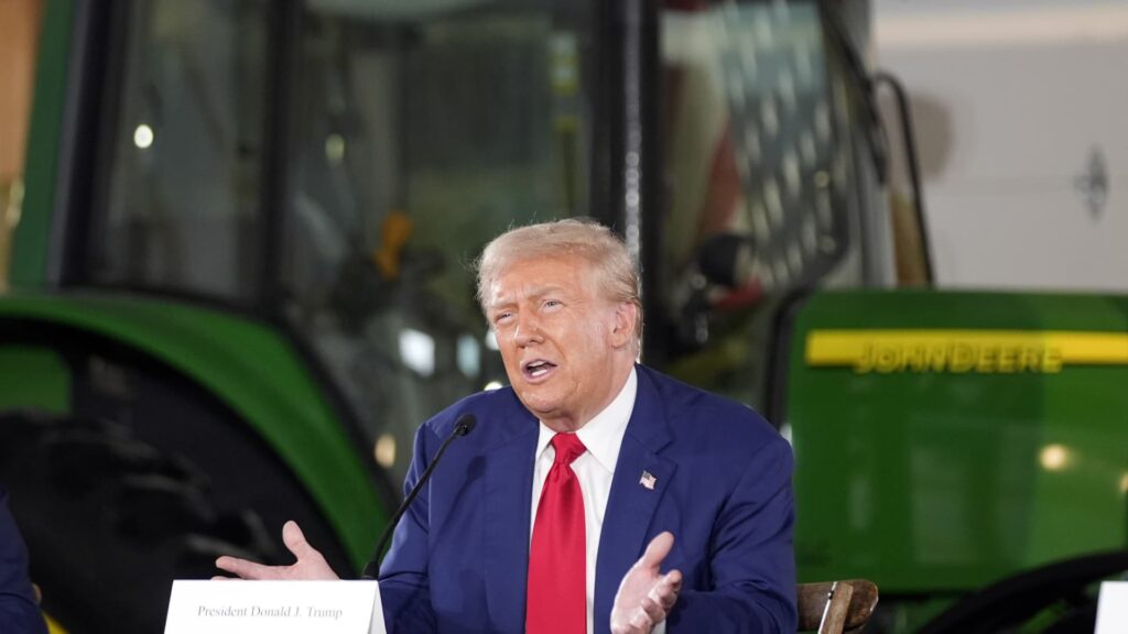 Trump Threatens John Deere With 200% Tariffs If It Moves